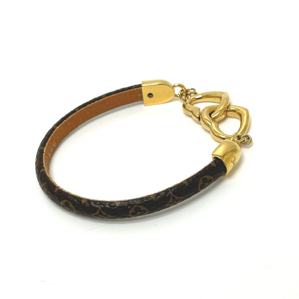 LOUIS VUITTON M6758 Bracelet "Bracelet Say Yes" Monogram Canvas Bracelet for Women, Brown