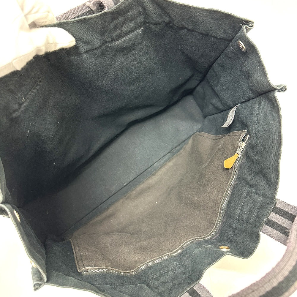 HERMES フールトゥトートMM カバン トートバッグ キャンバス レディース ブラック