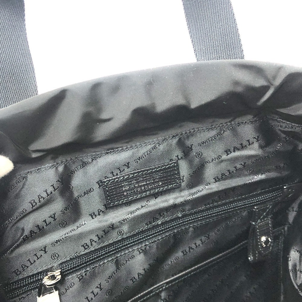 BALLY 6231718 nature 総柄 2WAY バックパック カバン バッグ リュックサック ナイロン/レザー メンズ ブルー