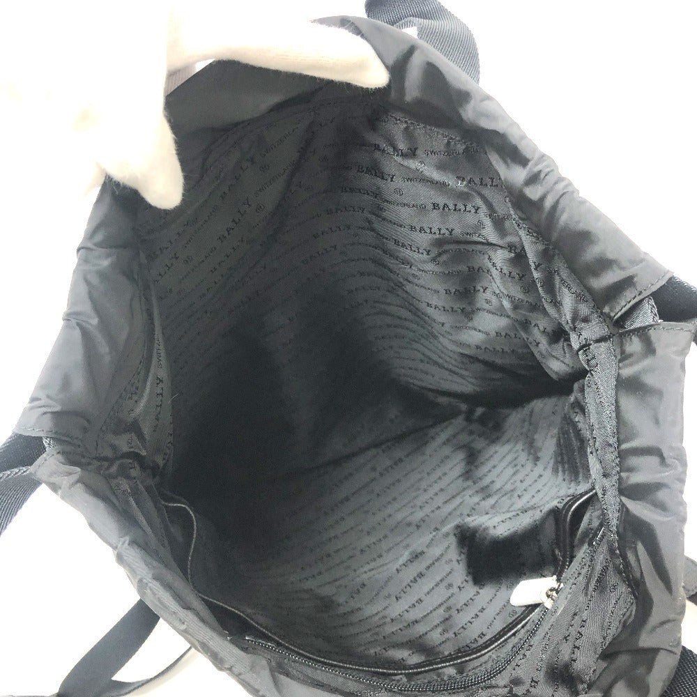 BALLY 6231718 nature 総柄 2WAY バックパック カバン バッグ リュックサック ナイロン/レザー メンズ ブルー