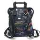 BALLY 6231718 nature 総柄 2WAY バックパック カバン バッグ リュックサック ナイロン/レザー メンズ ブルー