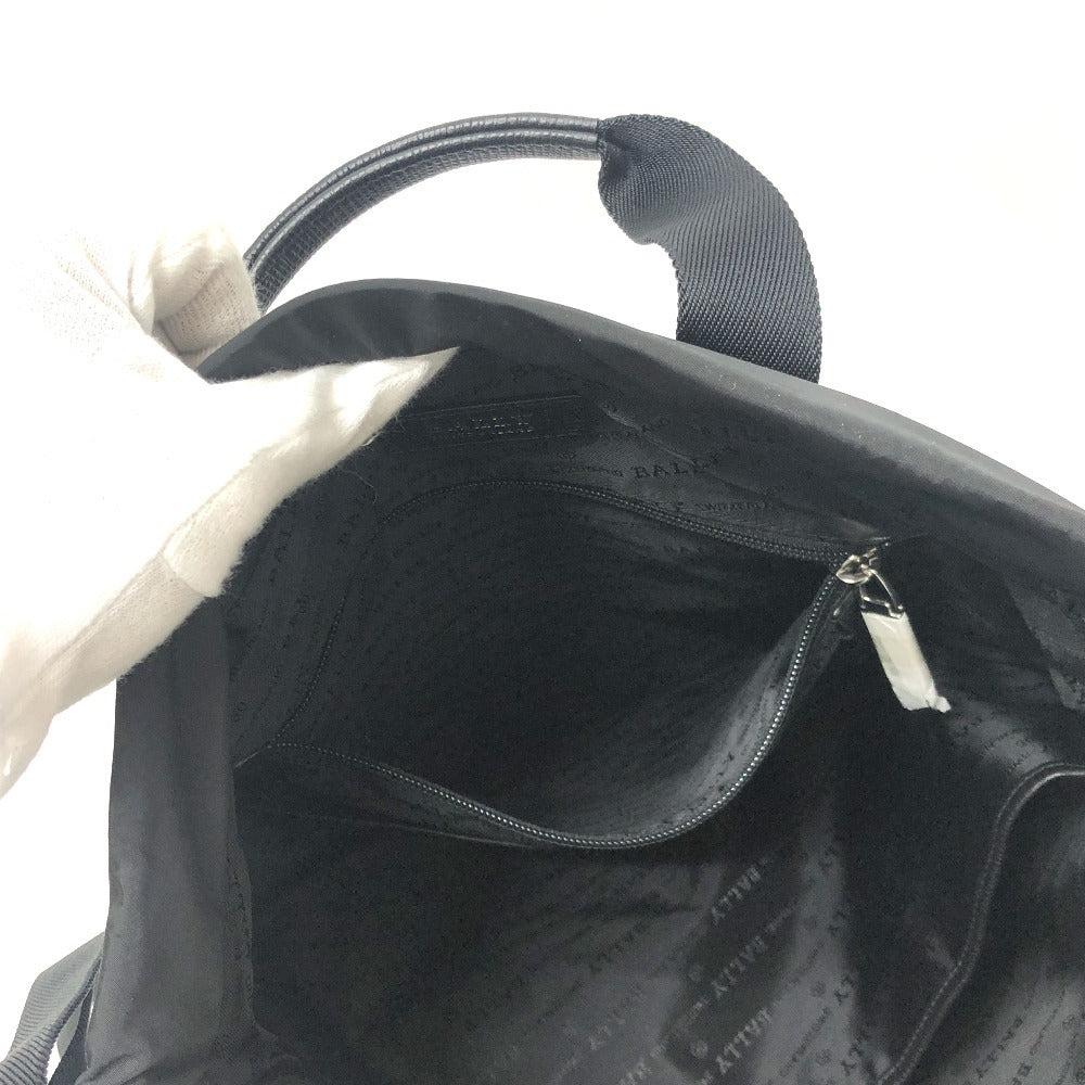 BALLY 6231718 nature 総柄 2WAY バックパック カバン バッグ リュックサック PVCコーティングワイヤー/ナイロンキャンバス ユニセックス ブルー