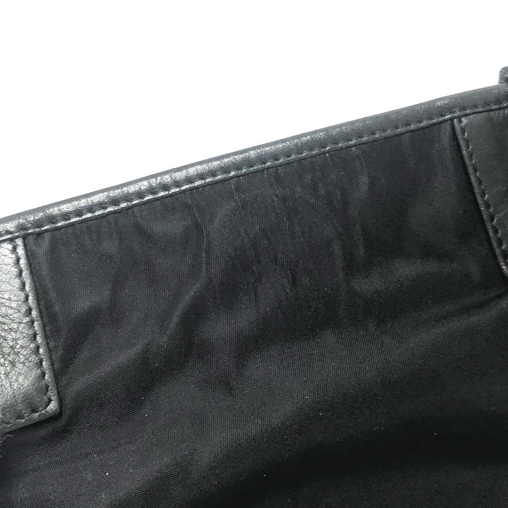 HUNTING WORLD ロゴ ポシェット カバン バッグ ショルダーバッグ ナイロン/レザー レディース ブラック