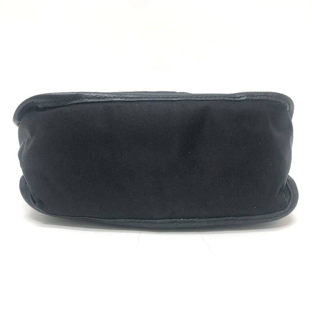 HUNTING WORLD ロゴ ポシェット カバン バッグ ショルダーバッグ ナイロン/レザー レディース ブラック