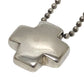 TIFFANY&Co. Roman Cross Ball Chain Accessory Necklace SV925 Women's Silver