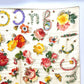 GUCCI フローラライン 花 昆虫 ファッション小物 アパレル 花柄 大判 スカーフ シルク レディース ベージュ