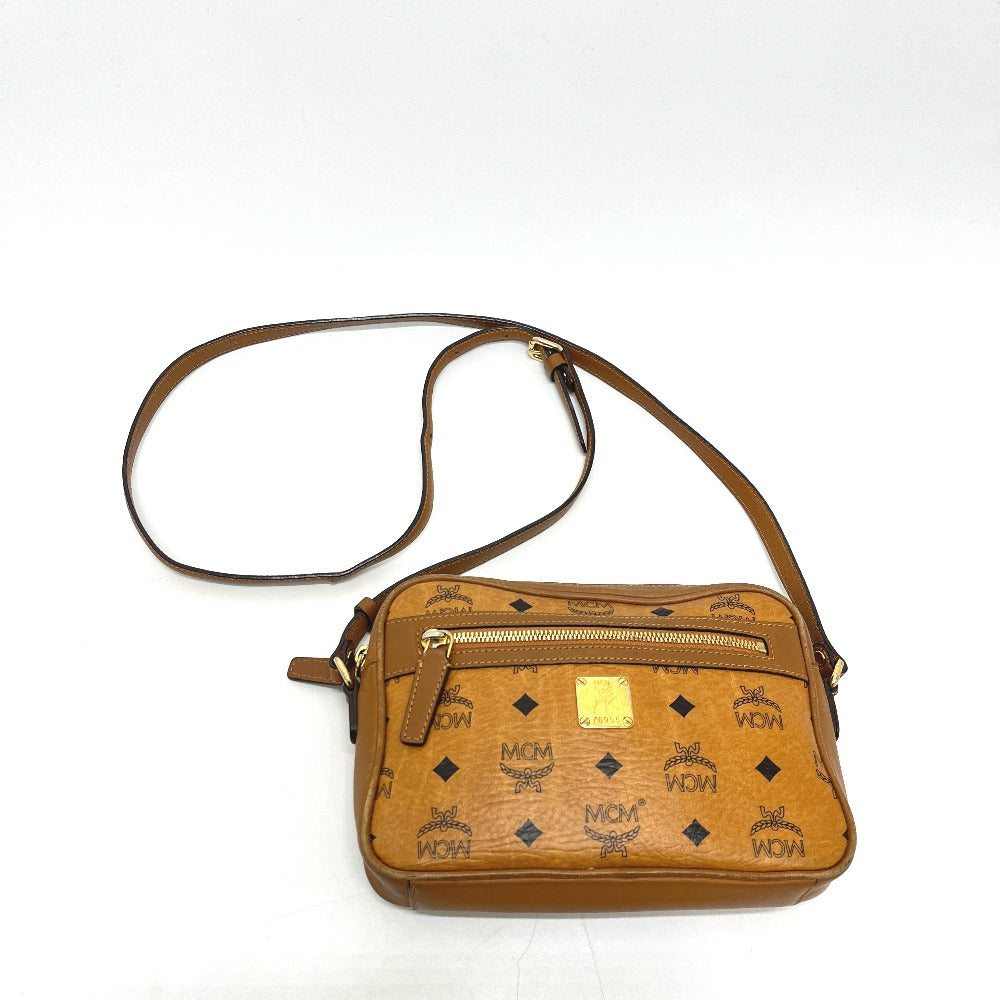 MCM MWR25VI20C0001 ヴィセトス カバン バッグ 斜め掛け ショルダーバッグ レザー レディース ブラウン