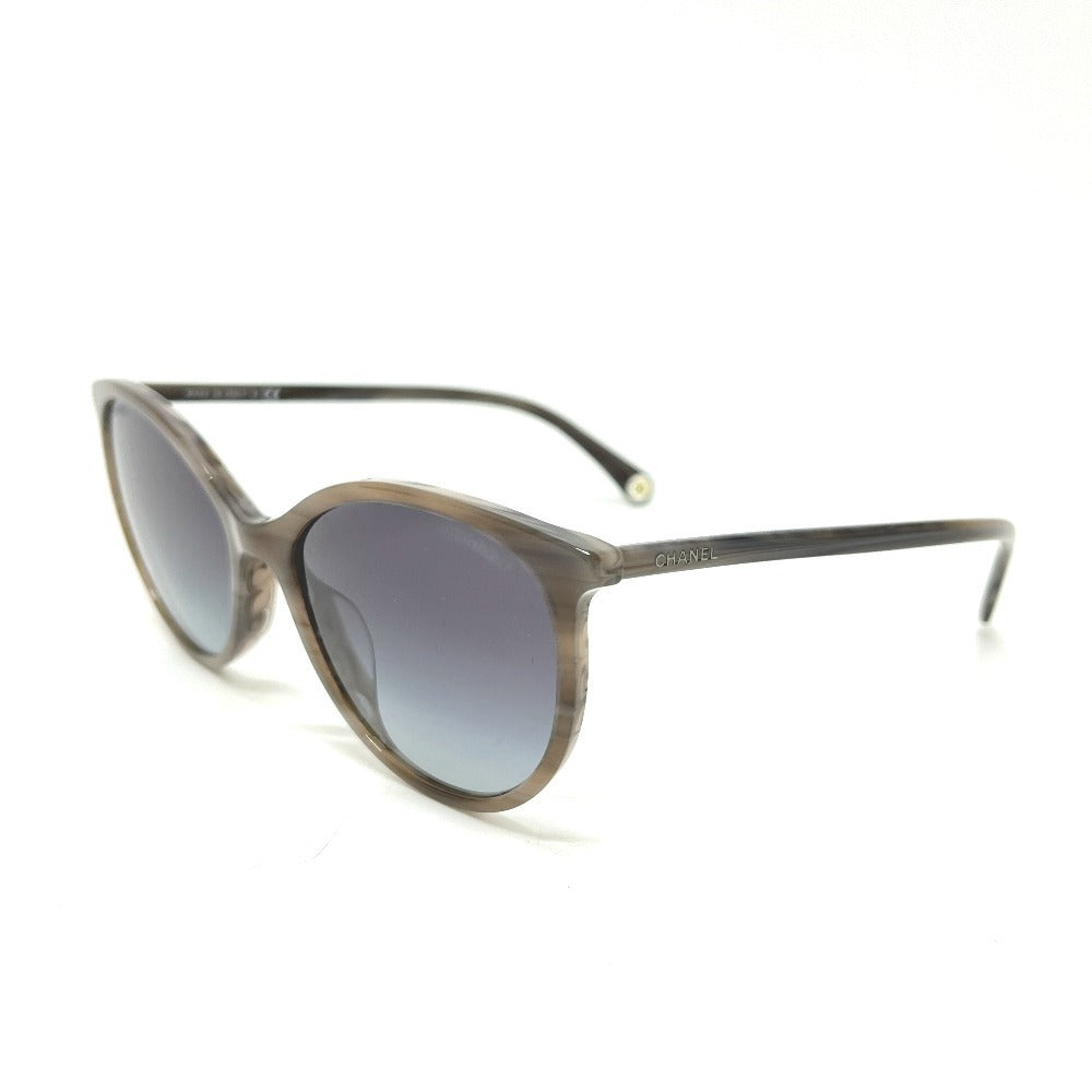 CHANEL 5448-A グラデーション アイウェア サングラス プラスチック レディース グレー