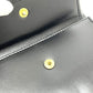 CARTIER Panthère Short Wallet, 3-fold wallet, Leather, Women's, Black