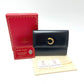 CARTIER Panthère Short Wallet, 3-fold wallet, Leather, Women's, Black