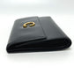 CARTIER Panthère Short Wallet, 3-fold wallet, Leather, Women's, Black