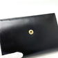 CARTIER Panthère Short Wallet, 3-fold wallet, Leather, Women's, Black