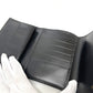 CARTIER Panthère Short Wallet, 3-fold wallet, Leather, Women's, Black