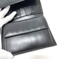 CARTIER Panthère Short Wallet, 3-fold wallet, Leather, Women's, Black