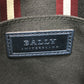 BALLY フラット カバン 調節可能 斜め掛け バッグ ショルダーバッグ レザー ユニセックス ネイビー