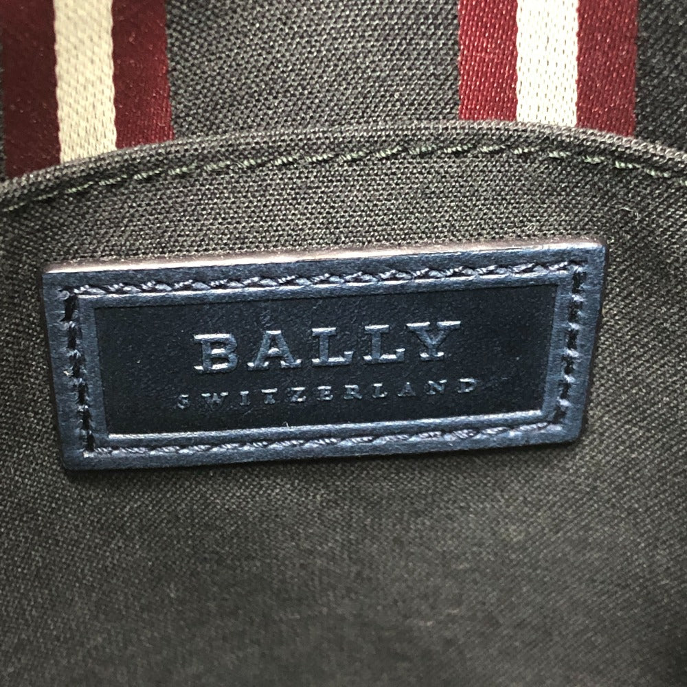 BALLY フラット カバン 調節可能 斜め掛け バッグ ショルダーバッグ レザー ユニセックス ネイビー