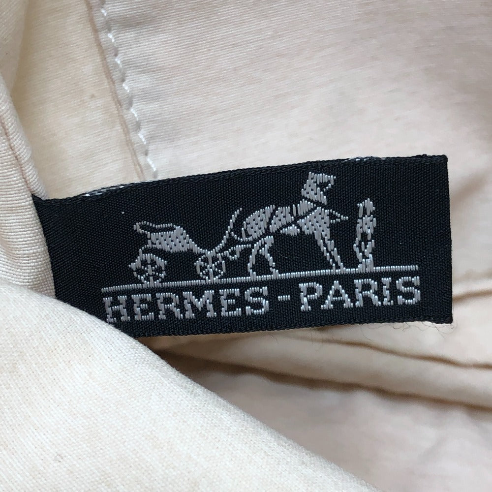 HERMES ボリードポーチMM ボリードポーチ MM 小物入れ メイクポーチ 化粧ポーチ ポーチ キャンバス レディース ホワイト