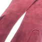 CHANEL CC Mark Logo Stitch Long Gloves Fashion Accessories gloves suede wine-red Used
