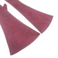 CHANEL CC Mark Logo Stitch Long Gloves Fashion Accessories gloves suede wine-red Used