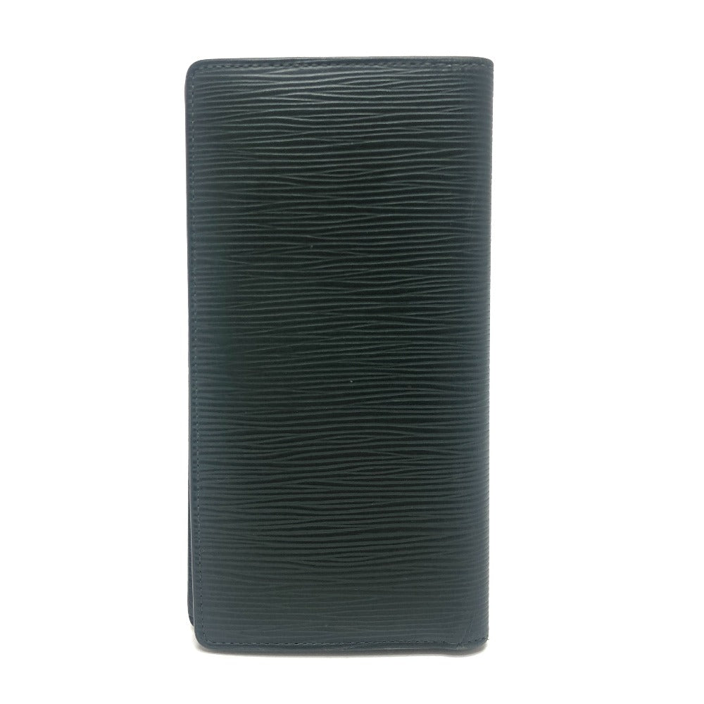LOUIS VUITTON Portefeuille Brazza (older model) Long wallet Long Wallet Epi Leather Dark green Used