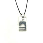 GUCCI Zodiac Sign Plate: Libra Choker Necklace SV925 Silver Used