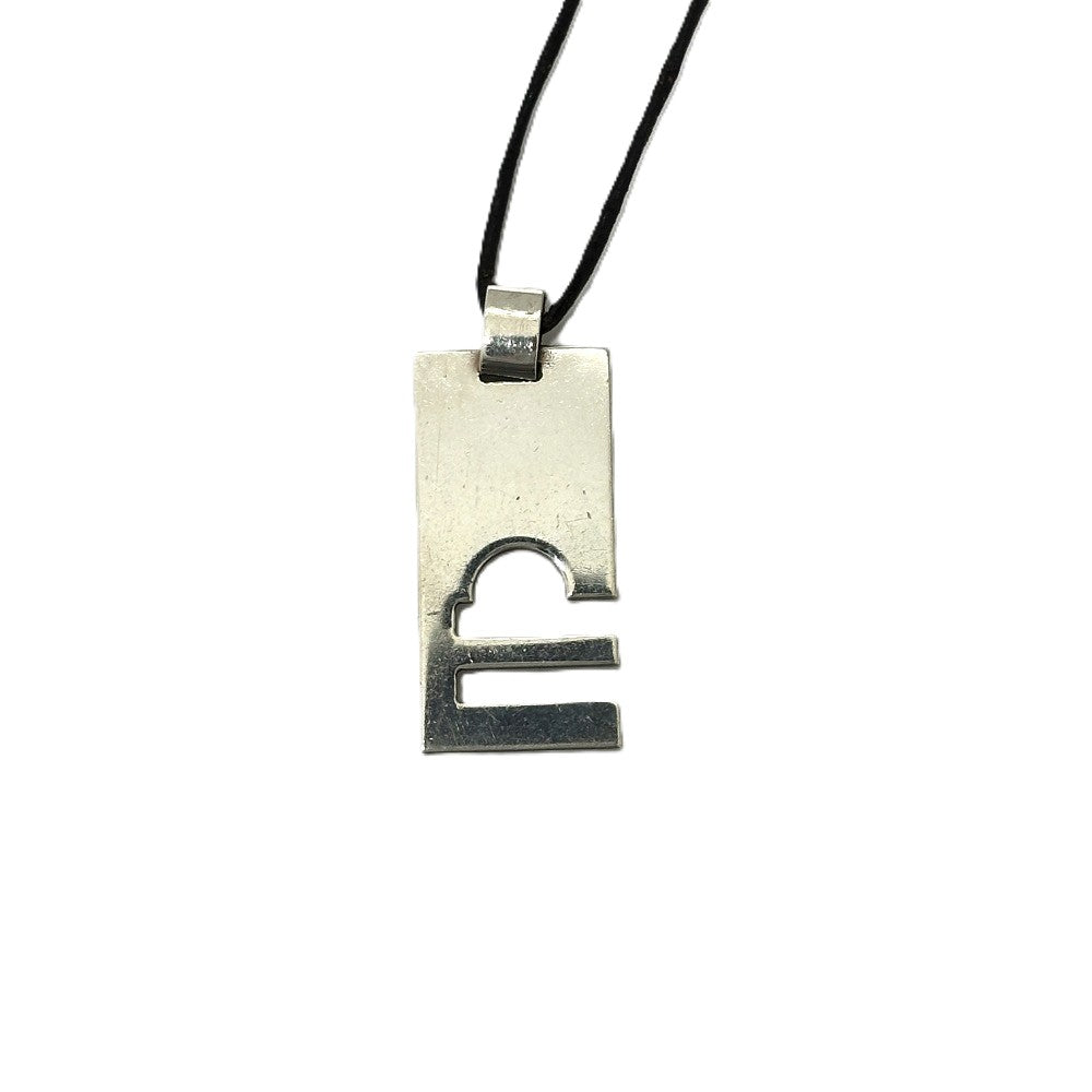 GUCCI Zodiac Sign Plate: Libra Choker Necklace SV925 Silver Used
