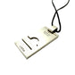 GUCCI Zodiac Sign Plate: Libra Choker Necklace SV925 Silver Used