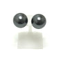 Dior Tribal ball Pearl hoop earrings Pierce Silver x Pink Used