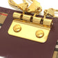 BURBERRY Check pattern nova check 3 sets of accessories Key Case Leather wine-red Used