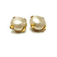 CHANEL vintage Faux pearl Earrings Faux pearl White x Gold Used