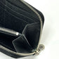 BVLGARI B.zero Charm round Long Wallet Leather Black Used