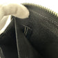 BVLGARI B.zero Charm round Long Wallet Leather Black Used