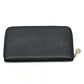 BVLGARI B.zero Charm round Long Wallet Leather Black Used