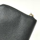 BVLGARI B.zero Charm round Long Wallet Leather Black Used