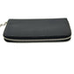BVLGARI B.zero Charm round Long Wallet Leather Black Used