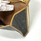 Dior vintage Overall handle Chain Shoulder Bag PVC/Leather Black x Brown Used