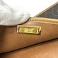 Dior vintage Overall handle Chain Shoulder Bag PVC/Leather Black x Brown Used