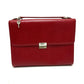 BURBERRY logo 2WAY Business bag Leather Red Used