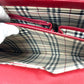 BURBERRY logo 2WAY Business bag Leather Red Used