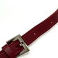 BURBERRY logo 2WAY Business bag Leather Red Used