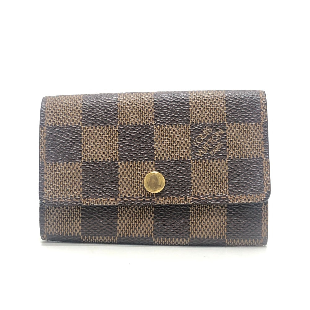 LOUIS VUITTON N62630 Multicles6 Out of stock: 5-pack accessories Key Case Damier Canvas Ebene Used