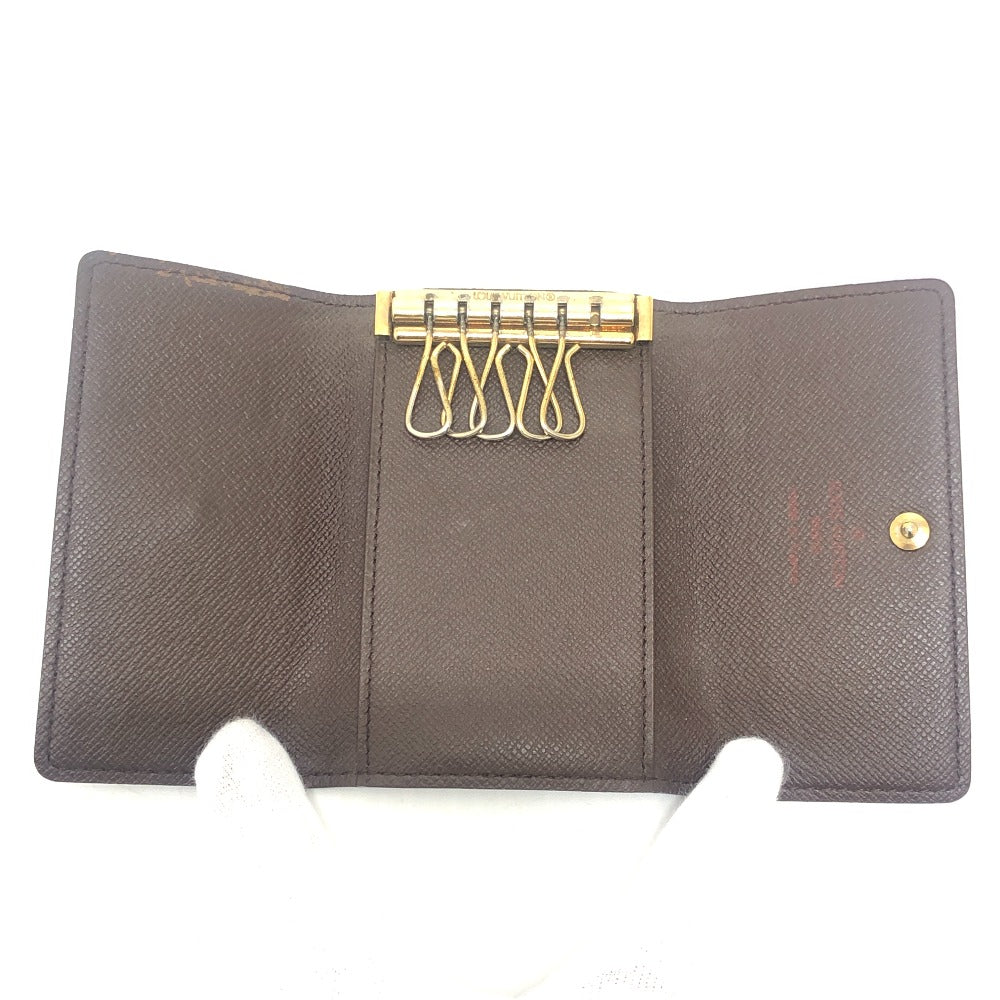LOUIS VUITTON N62630 Multicles6 Out of stock: 5-pack accessories Key Case Damier Canvas Ebene Used