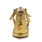 LOUIS VUITTON Mini Lockit Small item Key Holder Mini Pouch Bag Bag Charm Suhari leather Gold Used