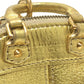 LOUIS VUITTON Mini Lockit Small item Key Holder Mini Pouch Bag Bag Charm Suhari leather Gold Used
