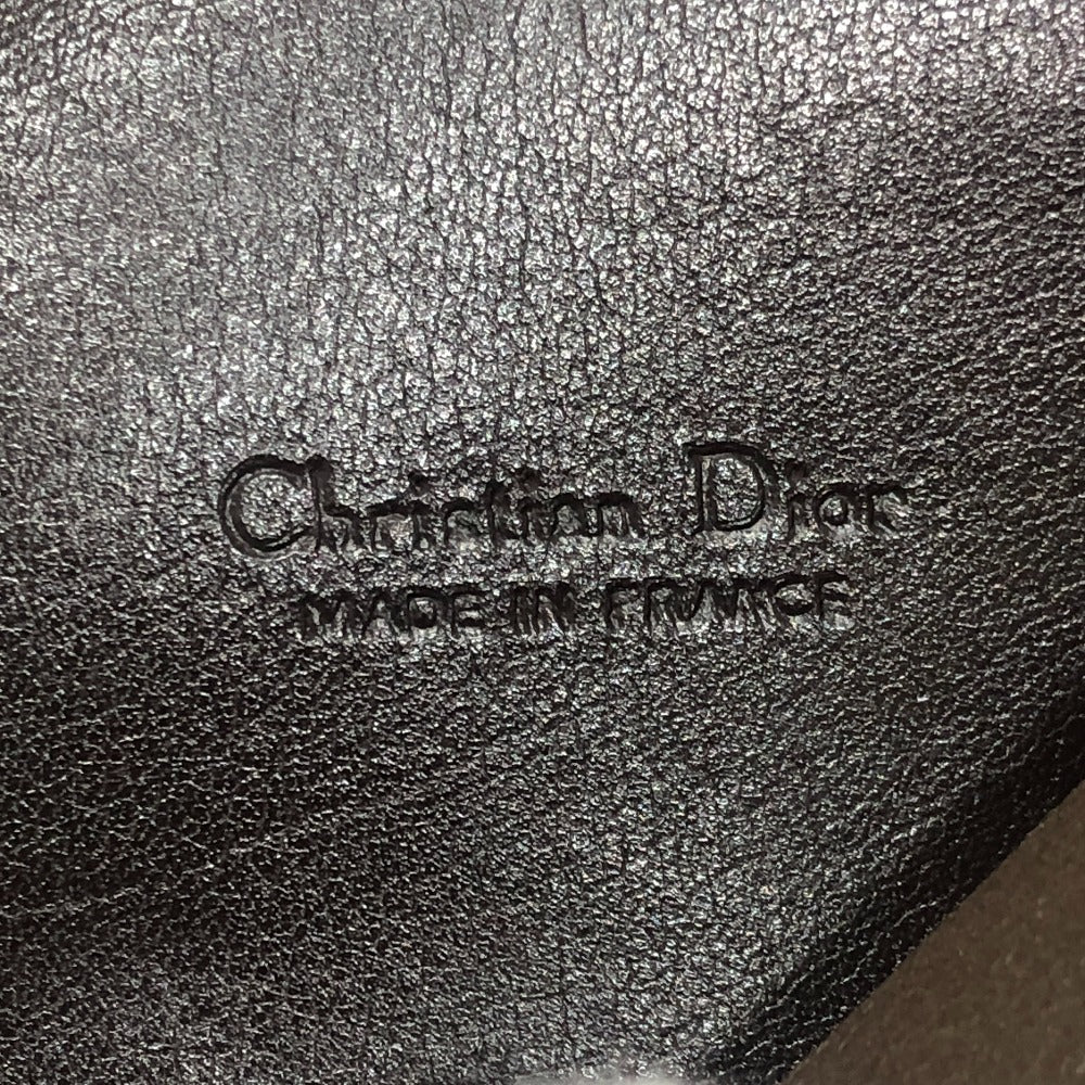 Dior Trotter pattern Short wallet, mini wallet, vintage Trifold wallet Canvas Brown Used