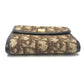 Dior Trotter pattern Short wallet, mini wallet, vintage Trifold wallet Canvas Brown Used