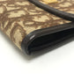 Dior Trotter pattern Short wallet, mini wallet, vintage Trifold wallet Canvas Brown Used