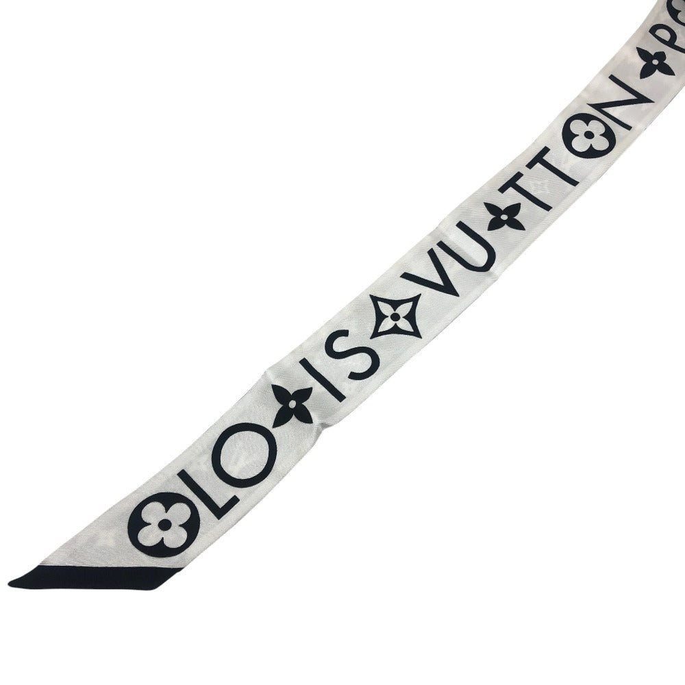 LOUIS VUITTON M90682 BandeauBB-Monogram Infinity Accessory Scarf silk Black x White Used