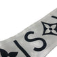 LOUIS VUITTON M90682 BandeauBB-Monogram Infinity Accessory Scarf silk Black x White Used