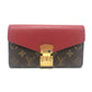 LOUIS VUITTON M58414 Portefeuille-Pallas Long Wallet Flap Long Wallet MonogramCanvas Slys Brown Used